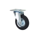 RUEDA GIRATORIA DE GOMA 125 MM CON RODAMIENTOS RUEDAS ALEX