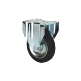 RUEDA FIJA 125 MM GOMA NEGRA ALEX 2-0228