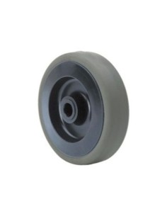RUEDA DE GOMA GRIS PARA MUEBLES 150MM 140KG RUEDAS ALEX