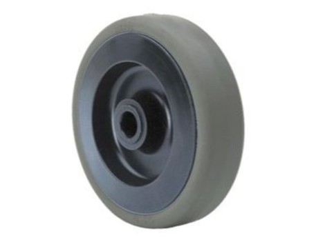 RUEDA DE GOMA GRIS PARA MUEBLES 150MM 140KG RUEDAS ALEX