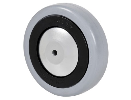 RUEDA DE GOMA GRIS PARA MUEBLES 150MM 140KG RUEDAS ALEX