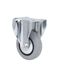 RUEDA FIJA 80 MM GOMA GRIS ALEX