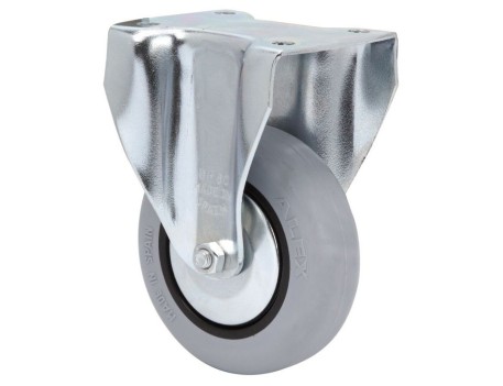 RUEDA FIJA 80 MM GOMA GRIS ALEX