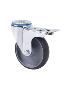 RUEDA GIRATORIA CON FRENO 100MM ALEX