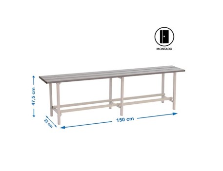 BANCO DE TRABAJO DE ACERO SIMONRACK 1500X475X320MM