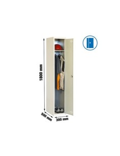 ROPERO METÁLICO 1 CUERPO 300X500X1800 MM SIMONRACK