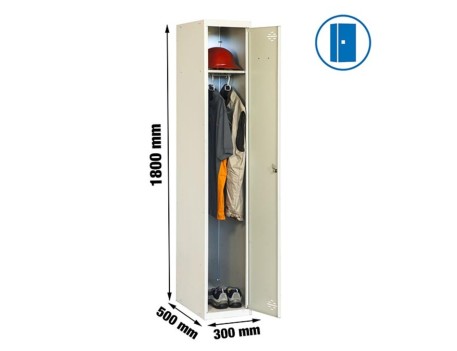 ROPERO METÁLICO 1 CUERPO 300X500X1800 MM SIMONRACK