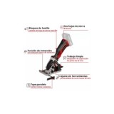 MINI SIERRA CIRCULAR S/CABLE TE-CS 18/89 89MM 28MM PROFUNDIDAD
