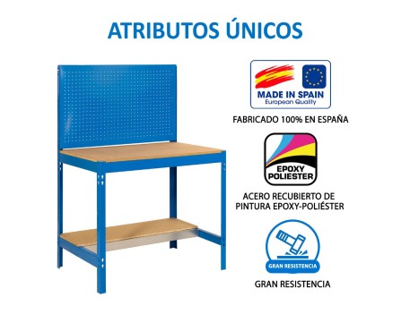 BANCO TRABAJO SIMONWORK BT2 BOX 1500 AZUL/MADERA