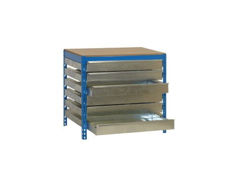 BANCO TRABAJO SIMONWORK BT5 BOX6 1500 AZUL/MADERA