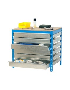 BANCO TRABAJO SIMONWORK BT5 BOX6 1500 AZUL/MADERA 2
