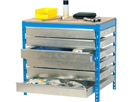 BANCO TRABAJO SIMONWORK BT5 BOX6 1500 AZUL/MADERA