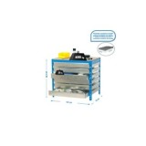 BANCO TRABAJO SIMONWORK BT5 BOX6 1500 AZUL/MADERA