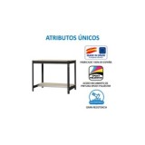 BANCO TRABAJO SIMONWORK BT0 900X750 ANTRACITA/MADERA