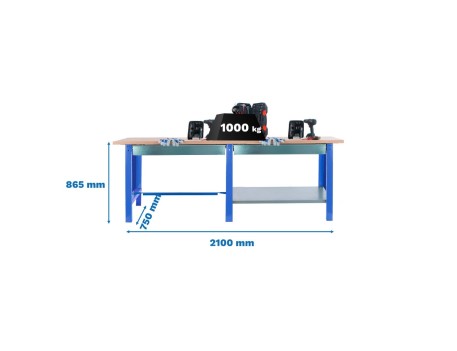 BANCO SIMONWORK BT6 PRO TANDEM LAMI 2BOX 2100 MM