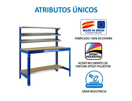 BANCO TRABAJO SIMONWORK BT1 BOX 1200 AZUL/MADERA