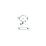 ABRAZADERA REFORZADA INOX M8+M10 DOBLE
