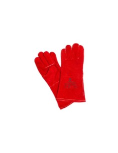GUANTE WELDER SOLDADOR ROJO DE PROTECCIÓN