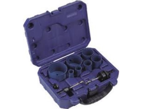 JUEGO CORONAS DIAMANTE 16-20-25-32-40-50-68MM CB9576 BLUE-MASTER
