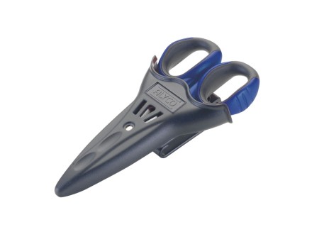 TIJERA INOXIDABLE PARA ELECTRICISTA MULTIUSO CON FUNDA ALYCO