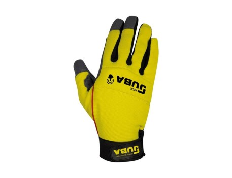 GUANTES DE CUERO SINTÉTICO MECANIX JUBA 270Y AMARILLO