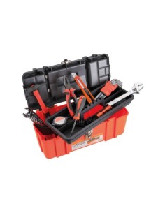 CAJA HERRAMIENTAS PLÁSTICO 33 PIEZAS ALYCO ORANGE
