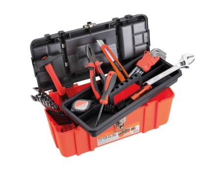 CAJA HERRAMIENTAS PLÁSTICO 33 PIEZAS ALYCO ORANGE