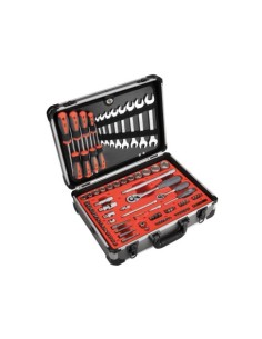 MALETA ALUMINIO ALYCO ORANGE CON 120 HERRAMIENTAS