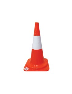 CONO DE SEGURIDAD POLIETILENO 500MM BLANCO