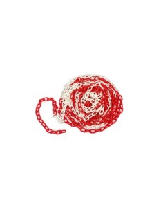 CADENA PLÁSTICA MEPLAS JAR ROJA Y NEGRA 25M 6MM