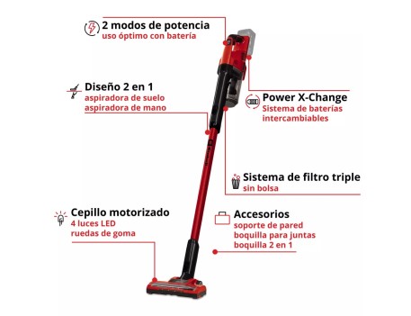 ASPIRADOR EXTERIOR SIN CABLE TE-SV 18 LI-SOLO 18V