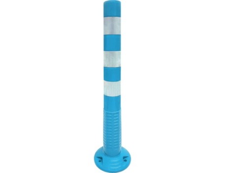 BOLARDO 75CM AZUL FLEX. 3BAN.REFLEX N1