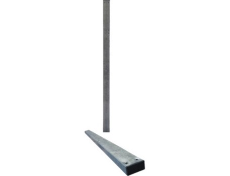 POSTE GALVANIZADO FRIO 80X40X2 3.5MT