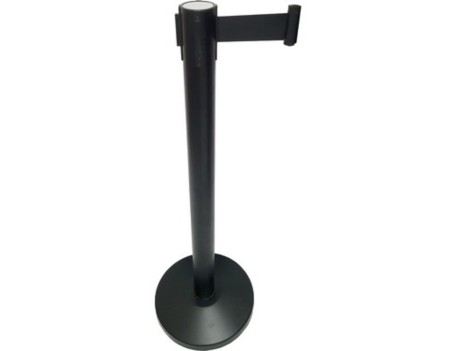 UD.POSTE NEGRO C/CINTURON RETRA.NEGR 2MT