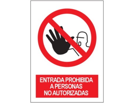 SP-926-A4 ENTRADA PROHIBIDA PERS.NO AUT.