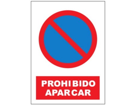 SEÑAL PE 21X29 PROHIBIDO APARCAR