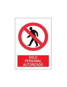 SEÑAL PE 21X29 SOLO PERSONAL AUTORIZADO