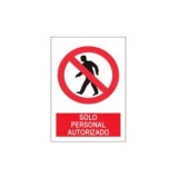 SEÑAL PE 21X29 SOLO PERSONAL AUTORIZADO