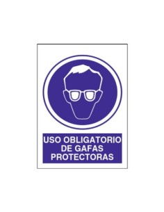 SEÑAL PE 21X29 OBLIG.USO GAFAS PROTECT.