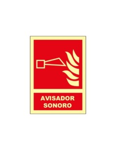 SEÑAL A4 B FOTOLUM. AVISADOR SONORO