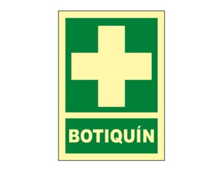 SEÑAL A4 CLASE B FOTOLUM. PVC BOTIQUIN