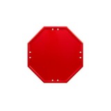 PLACA GENERICA ECO/50CM.OCTOGONAL ROJA