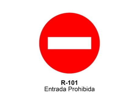 SEÑAL ENTRADA PROHIBIDA ECO-50