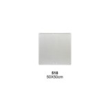 PLACA GENERICA ECO/50CM. CUADRADA BLANCA
