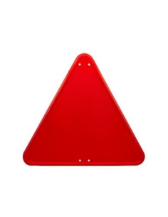 PLACA GENERICA ECO/70CM.TRIANGULAR ROJA