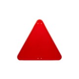 PLACA GENERICA ECO/70CM.TRIANGULAR ROJA