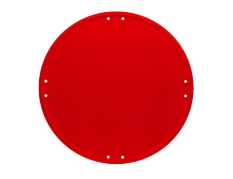 PLACA GENERICA ECO/50CM.CIRCULAR ROJA