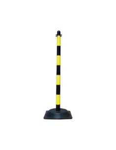 POSTE PVC SEÑALIZACION AMA/NEG BASE PE