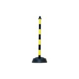 POSTE PVC SEÑALIZACION AMA/NEG BASE PE