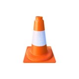 CONO NARANJA PVC FLEXIBLE 30CM 1 PZ